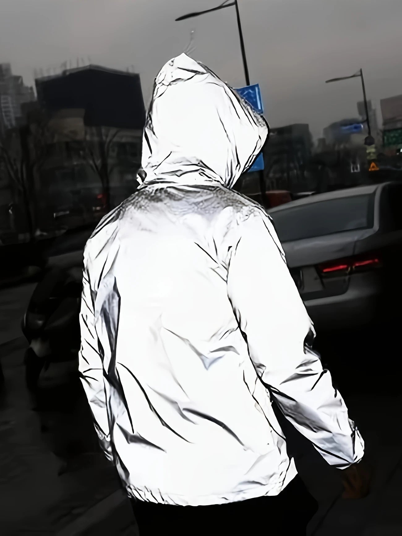 [GOLD] Chromashift Reflective Windbreaker – Daily Wear, Night Runs, Rides & Color-Shifting